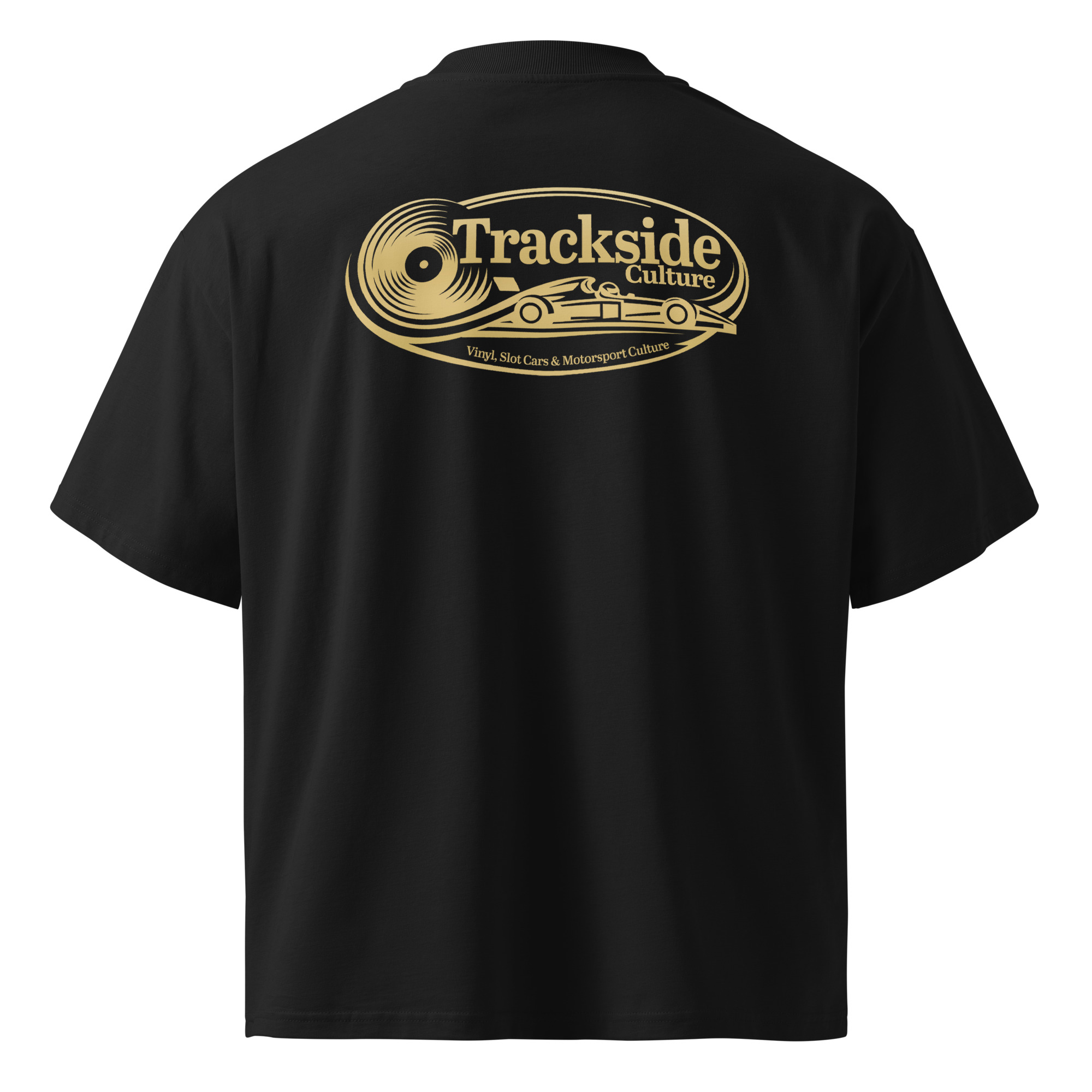 Classic Gold Oversized Tee | Trackside Culture - Image 2