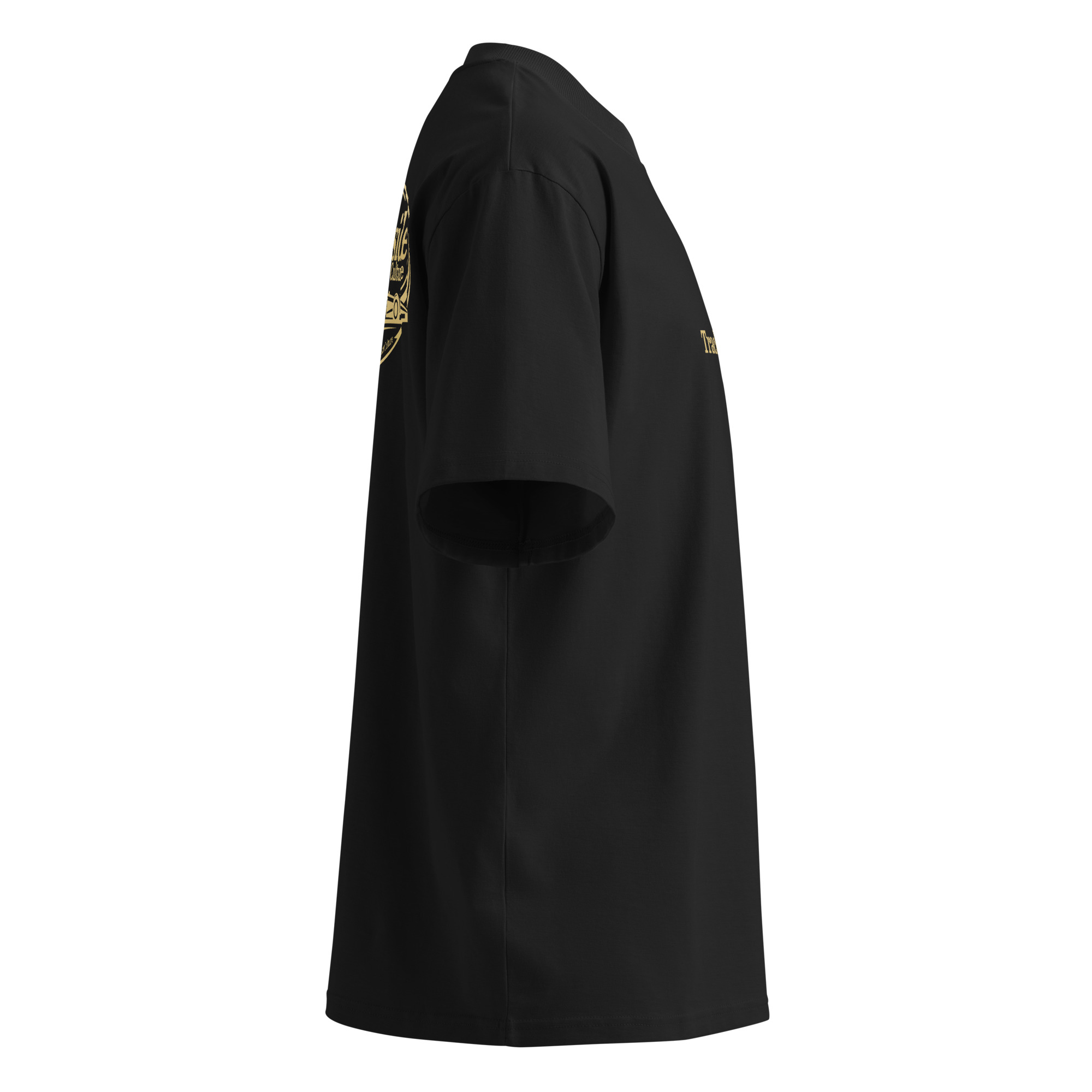 Classic Gold Oversized Tee | Trackside Culture - Image 3