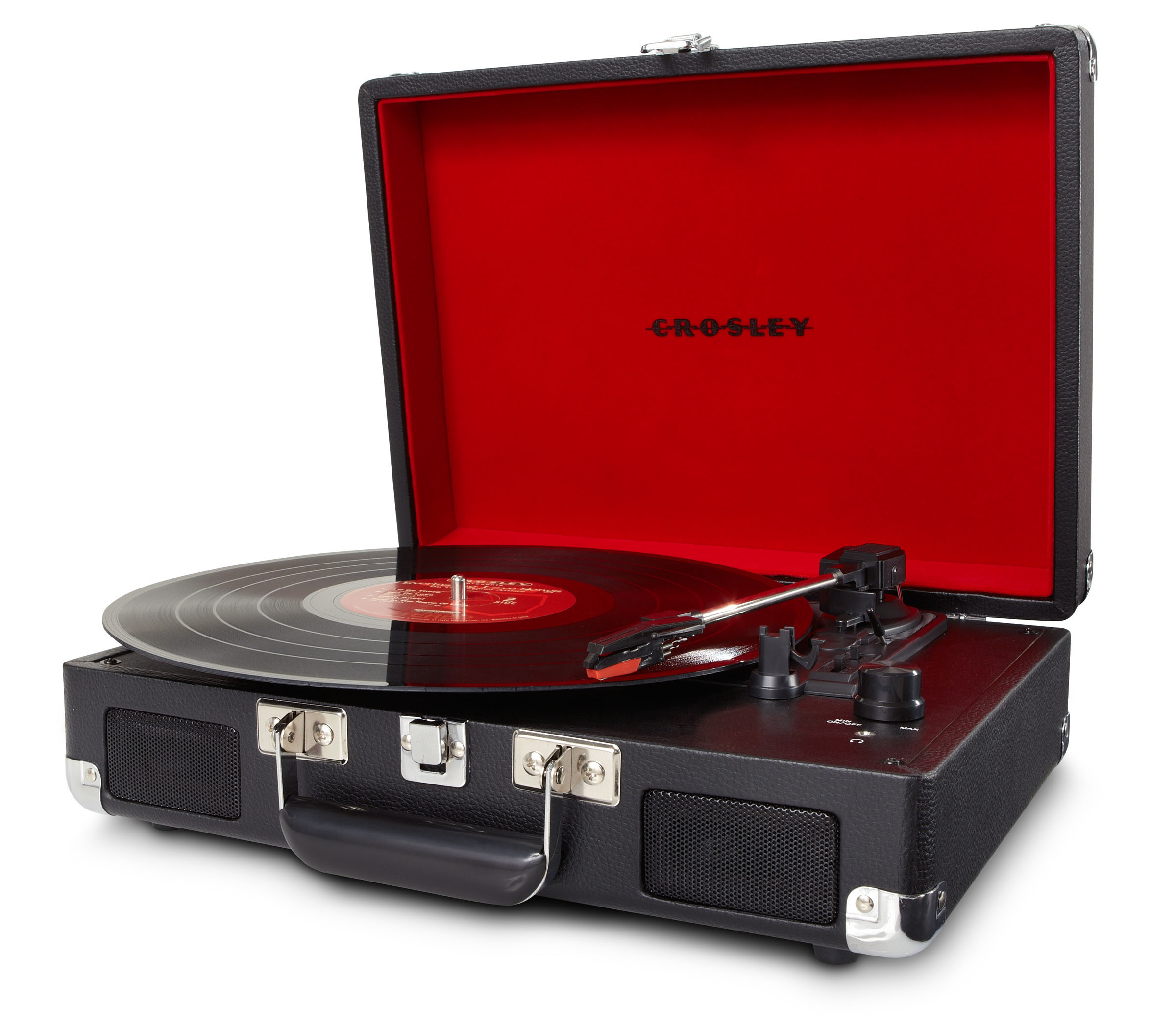 CROSLEY Crosley Cruiser Black - Bluetooth Turntable & Record Storage Crate - Image 3