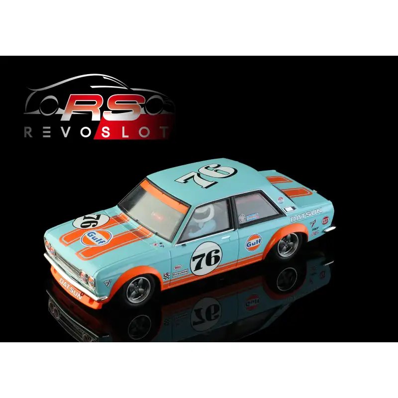 RevoSlot Datsun 510 Gulf #76 - 1:32 Slot Car - Image 6