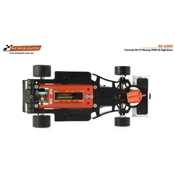 Scaleauto F1 Williams FW17 Renault Elf #5 - 1:32 Slot Car - Image 3