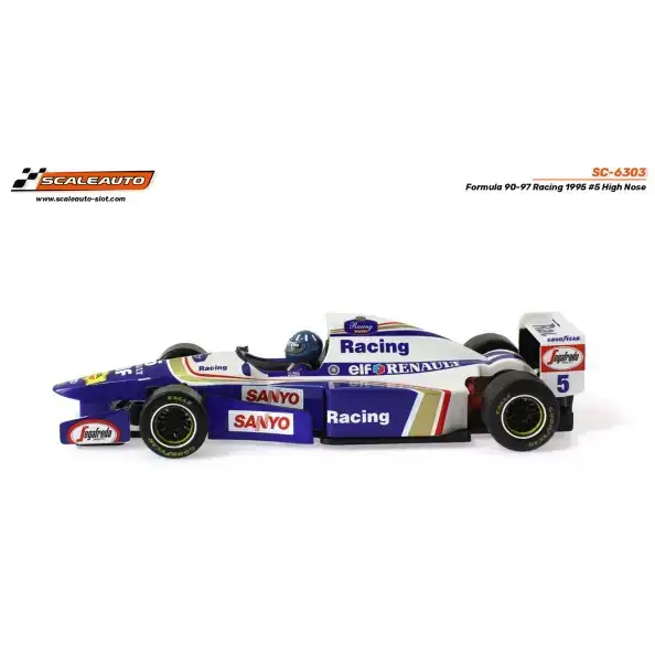 Scaleauto F1 Williams FW17 Renault Elf #5 - 1:32 Slot Car - Image 4