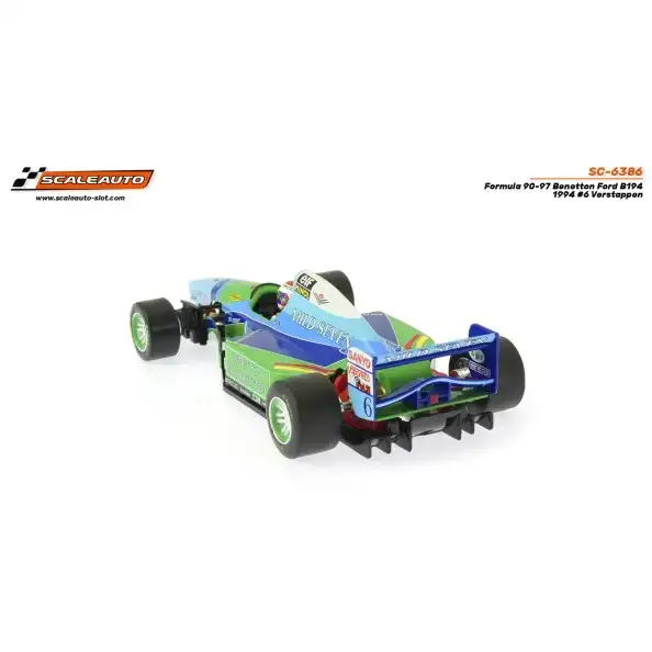 SC6386 Scaleauto F1 Benetton B194 Mild Seven #6 - 1:32 Slot Car - Image 2