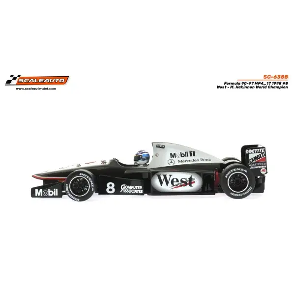 Scaleauto F1 McLaren MP4/13 West #8 - 1:32 Slot Car - Image 2