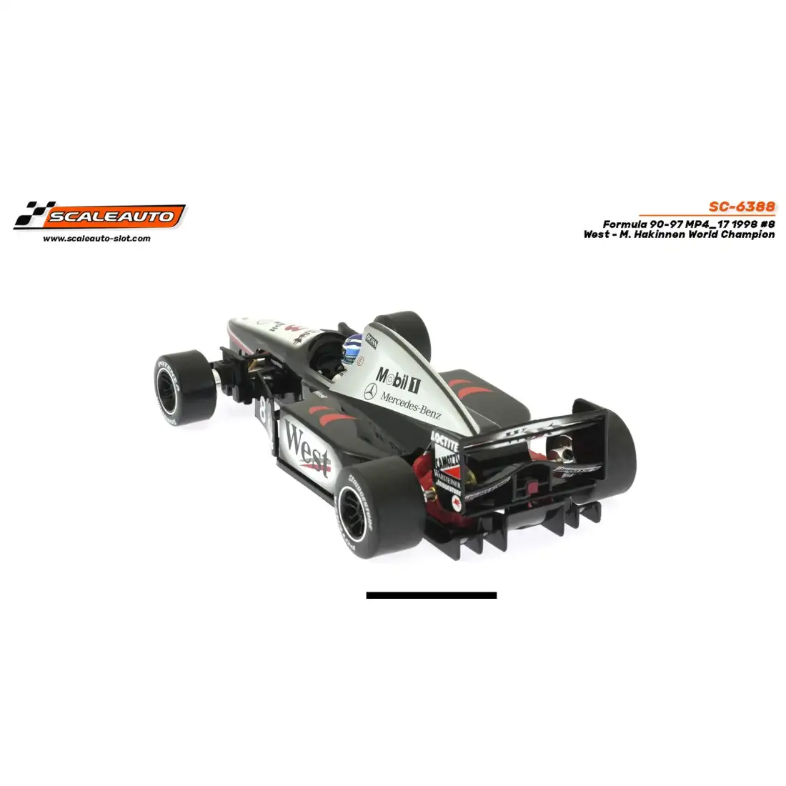 Scaleauto F1 McLaren MP4/13 West #8 - 1:32 Slot Car - Image 3