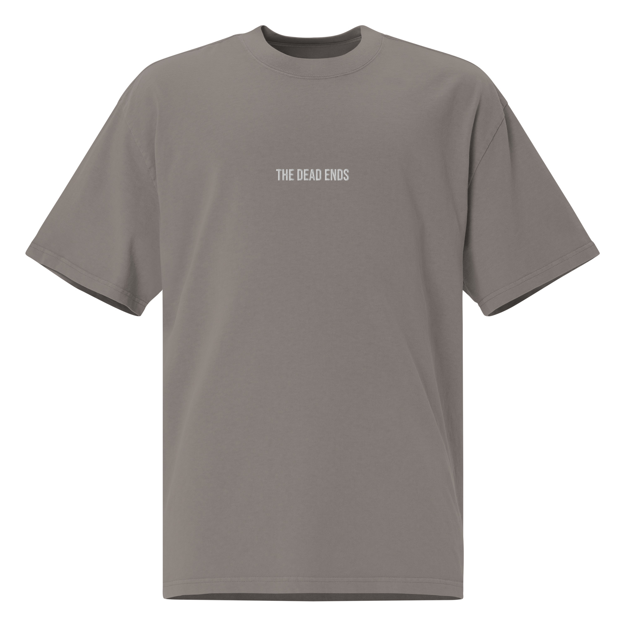 The Dead Ends - Embroided Oversized faded t-shirt - Image 4